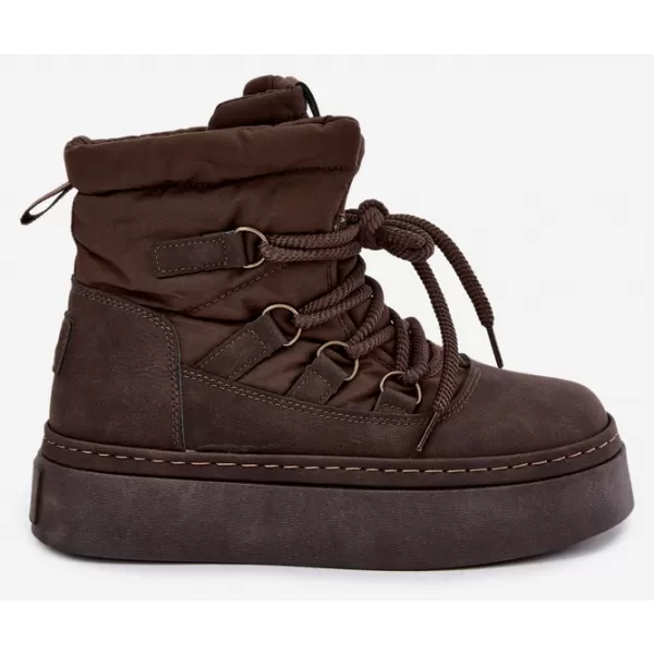  Dámske topánky BIG STAR SHOES UU274191 BROWN/BEIGE 