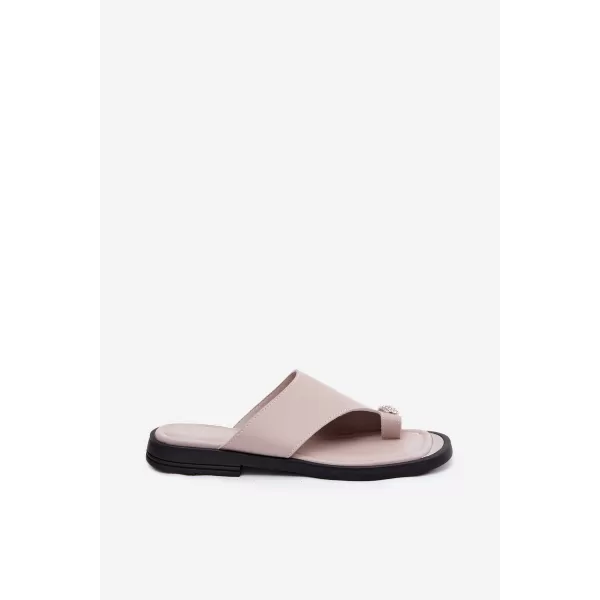  Dámske žabky VINCEZA 62307 BEIGE 