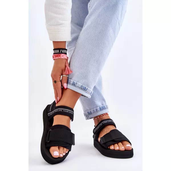  Dámske sandále BIG STAR SHOES LL274784 BLACK 