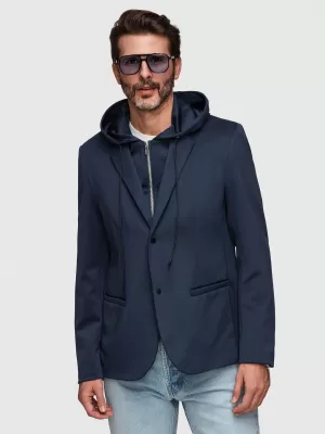 Pánske sako OMBRE M168 NAVY BLUE