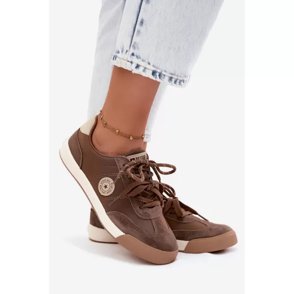  Dámske tenisky BIG STAR SHOES UU274002 BROWN/BEIGE 