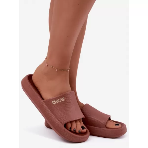  Dámske šľapky BIG STAR SHOES UU274088 SHADES OF RED 