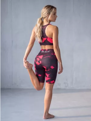 Dámske legíny nad kolená premium (nové veľkosti) ALTISPORT VOJ/ALW080LEG06 WINE-RED