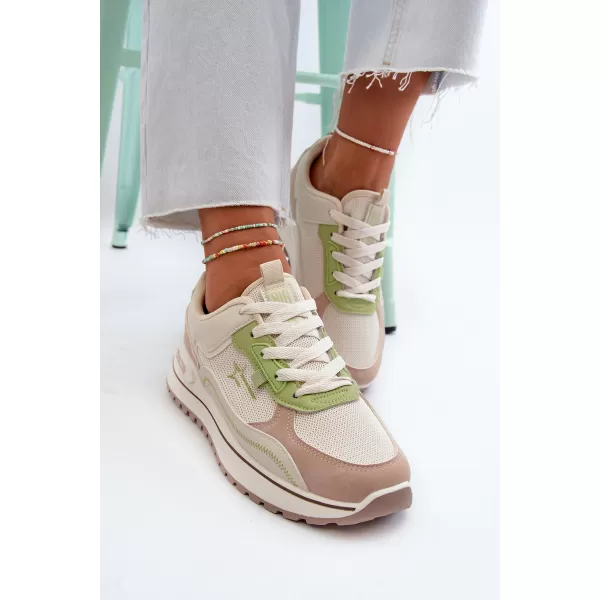  Dámske tenisky BIG STAR SHOES NN274A091 BEIGE 