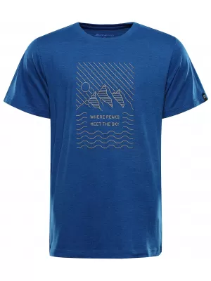 Pánske outdoorové tričko ALPINE PRO NOGER 2 ELECTRIC BLUE LEMONADE VARIANT PA