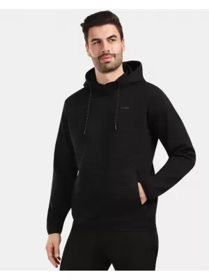 Pánska fleece mikina KILPI DELEG-M 1M0211KI ČIERNA