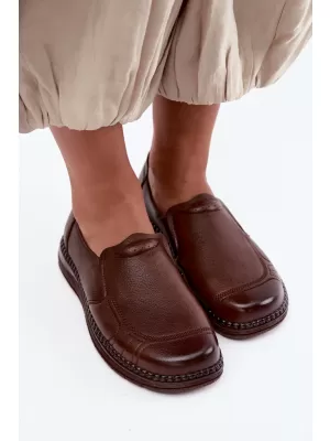 Dámske poltopánky VINCEZA 107241 BROWN