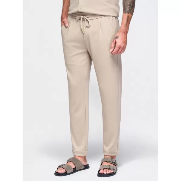  Pánske kraťasy OMBRE OM-PACP-0306 BEIGE 