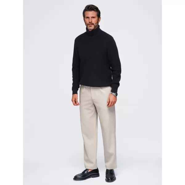  Pánsky rolák OMBRE OM-SWTN-0189 BLACK 