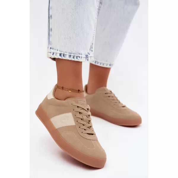  Dámske tenisky BIG STAR SHOES UU274009 BEIGE 