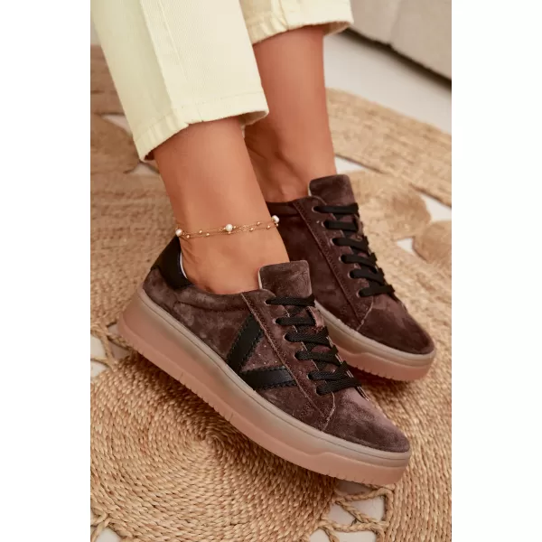 Dámske tenisky VINCEZA 79597 BROWN 