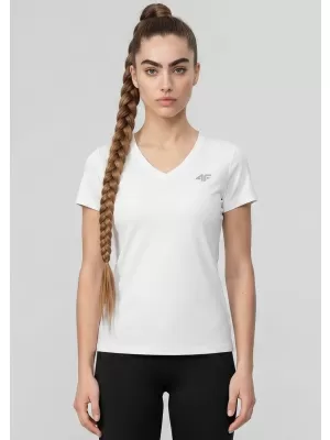 Dámske tričko 4F WMM00TTSHF3307 WHITE