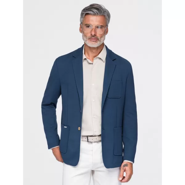  Pánska bunda OMBRE M165 BLUE 