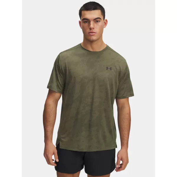  Pánske tričko UNDER ARMOUR TECH VENT JCQRD SS 1390047-390 ZELENÁ 