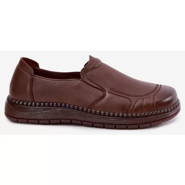  Dámske poltopánky VINCEZA 107241 BROWN 
