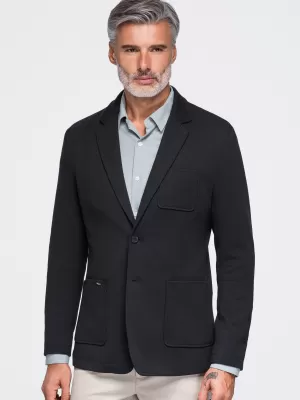 Pánska bunda OMBRE M165 BLACK