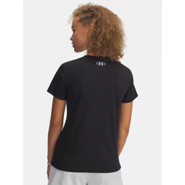  Dámske tričko UNDER ARMOUR W VARSITY SS 6010592-001 ČIERNA 