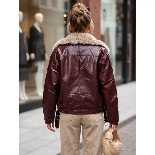  Dámska bunda DSTREET TY5707 BORDOVÁ 