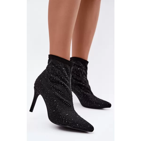  Dámske topánky S.BARSKI HY62-8138 BLACK 