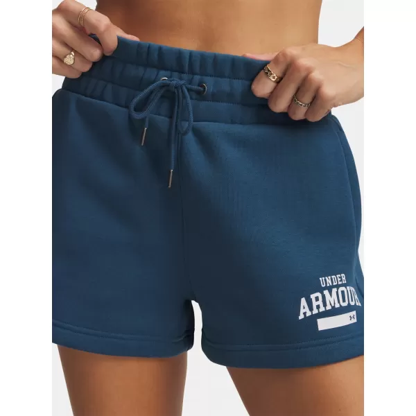  Dámske kraťasy UNDER ARMOUR ICON FLC NOV SHORT 6010982-498 MODRÁ 