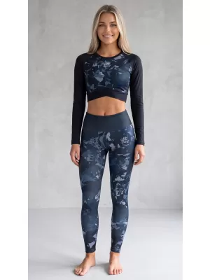 Dámske legíny premium (nové veľkosti) ALTISPORT VOJ/ALW110LEG05 ČIERNA