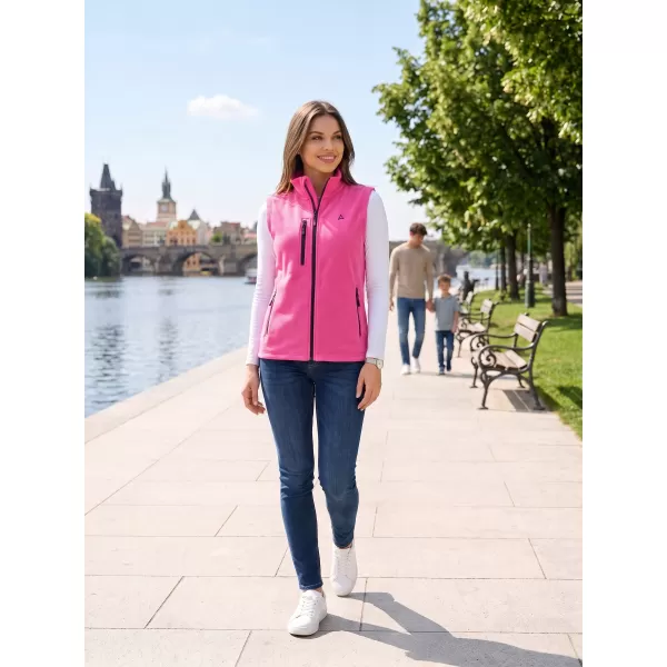  Dámska fleece vesta ALTISPORT ALW002525 PURPUROVÁ 