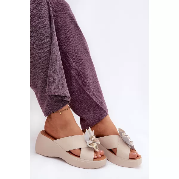  Dámske šľapky VINCEZA 41511 BEIGE 