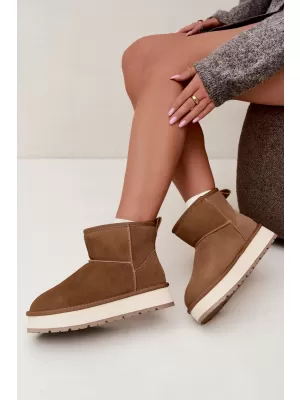 Dámske topánky BIG STAR SHOES UU274692 BROWN/BEIGE