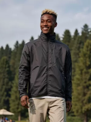 Pánska ultraľahká bunda ALPINE PRO GERED BLACK