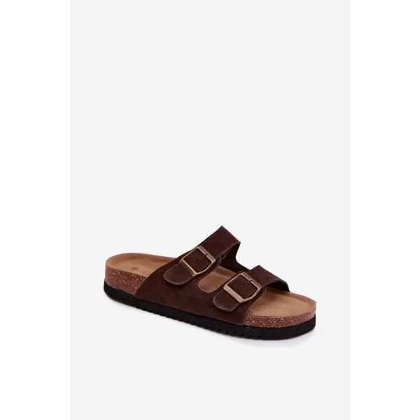  Dámske šľapky BOTO 2832 BROWN 