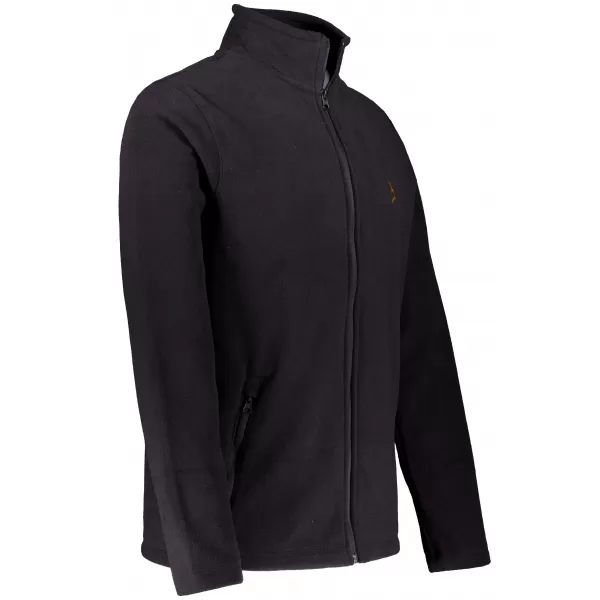  Pánska fleece mikina ALTISPORT ALM002852 ČIERNOZLATÁ 