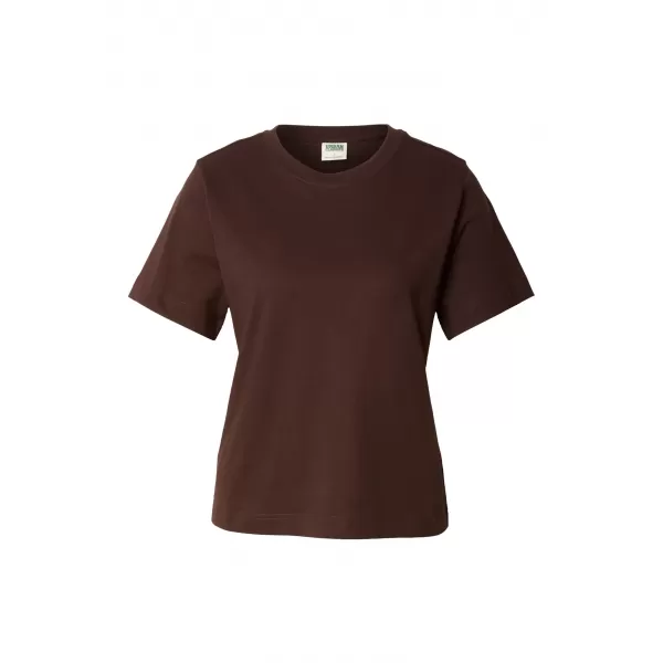  Dámske tričko URBAN CLASSICS TB7494-00075 BROWN 