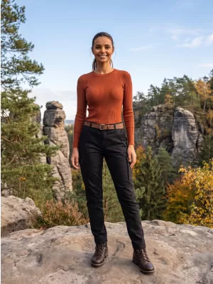 Dámske tepláky ALPINE PRO UDESA BLACK