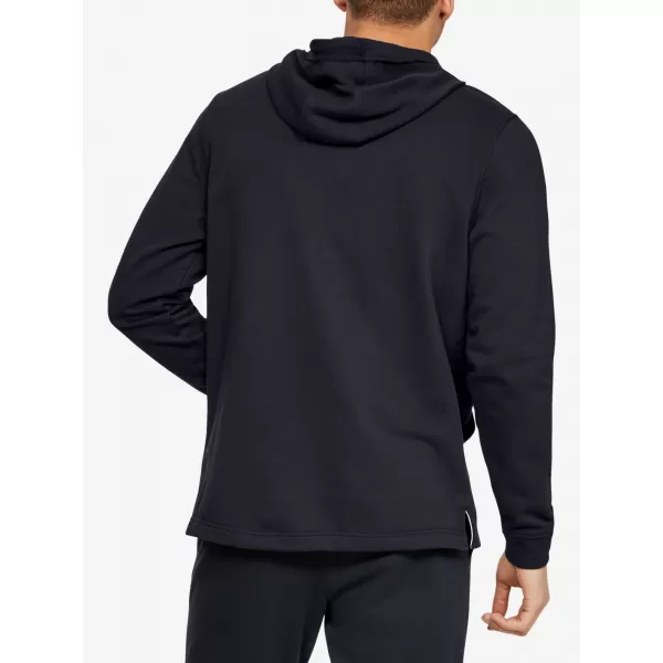  Pánska mikina UNDER ARMOUR SPORTSTYLE TERRY LOGO HOODIE 1348520-001 ČIERNA 