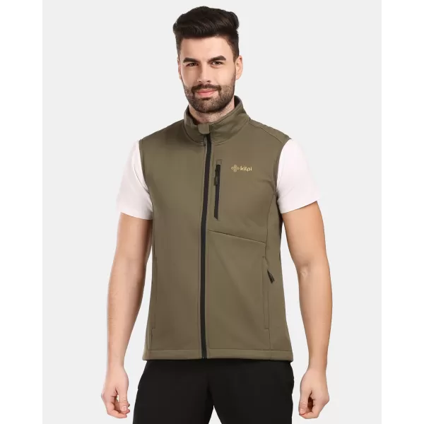  Pánska softshellová vesta KILPI NOIL-M 1M0116KI KHAKI 