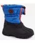 Detské snehule BIG STAR SHOES SS374032 MODRÁ