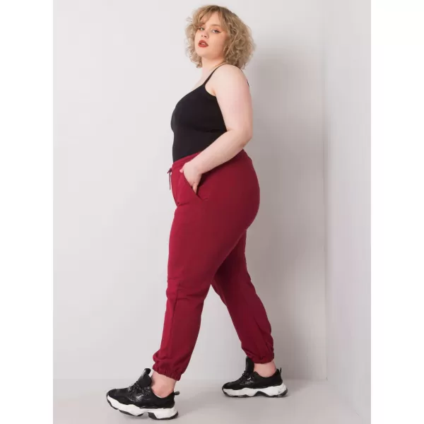  Dámske tepláky BASIC FEEL GOOD RV-DR-6331.86 BURGUNDY 