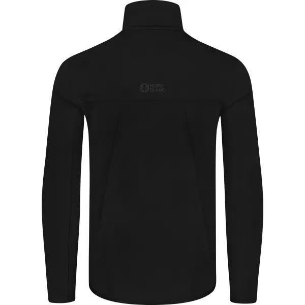  Pánska powerfleece mikina NORDBLANC MORASS NBSFM8335 ČIERNA 
