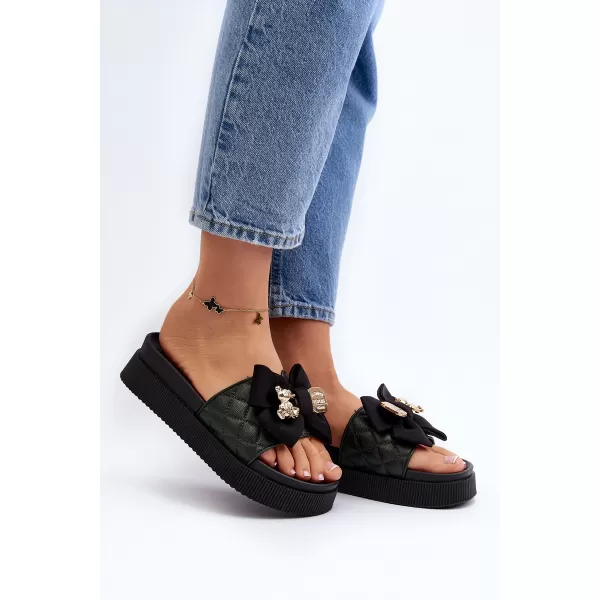  Dámske žabky BOTO SP50-1/BG146P BLACK 
