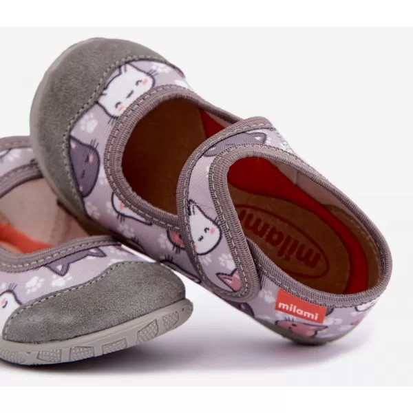  Detské papuče MILAMI 111/BR-34 GREY 