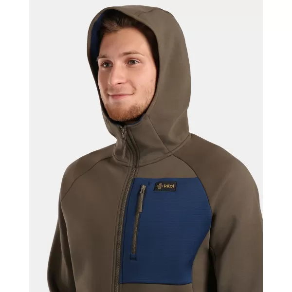 Pánska mikina KILPI BALU-M 1M0204KI KHAKI 