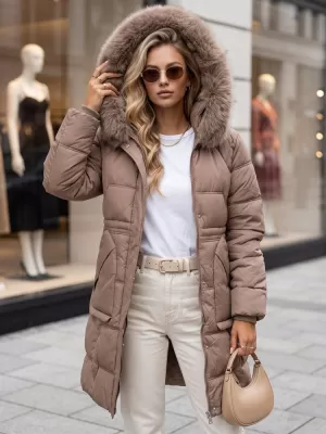 Dámska bunda DSTREET TY5821 KHAKI