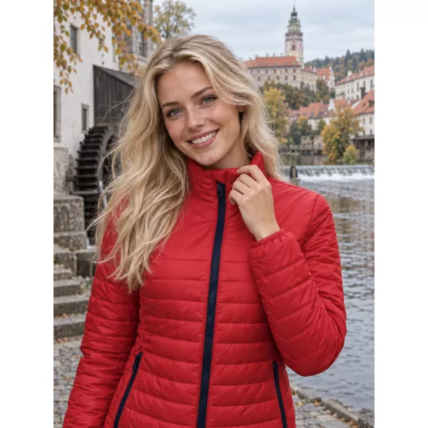  Dámska bunda MALFINI PHANTOM 541 ČERVENÁ 