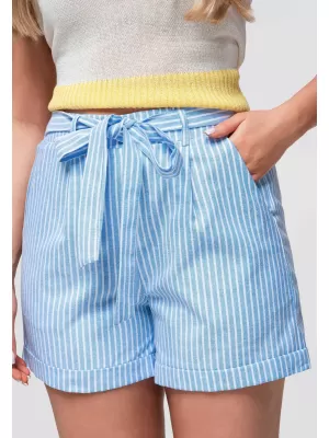 Dámske kraťasy OMBRE OW-ST-E0005 LIGHT BLUE