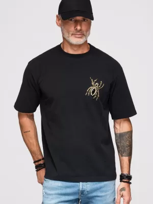 Pánske tričko OMBRE OM-TSCT-0277 BLACK