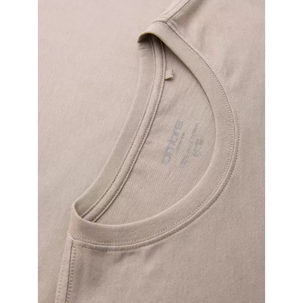  Pánske tričko OMBRE OM-LSBL-0142 BEIGE 