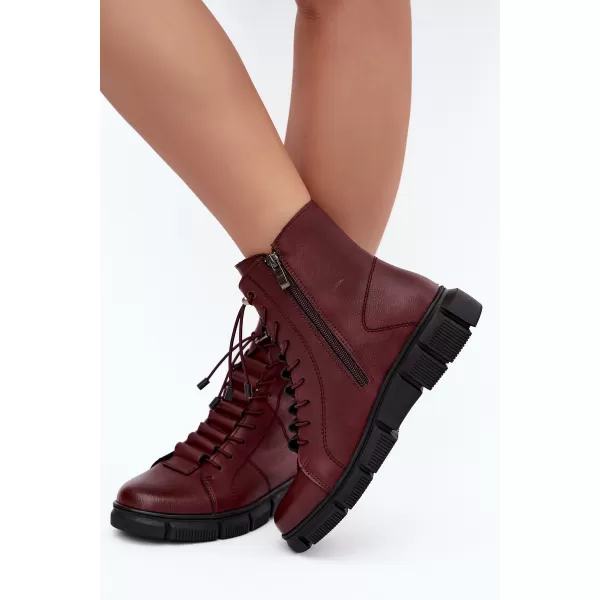  Dámske topánky BOTO 26BT17-609 BURGUNDY 
