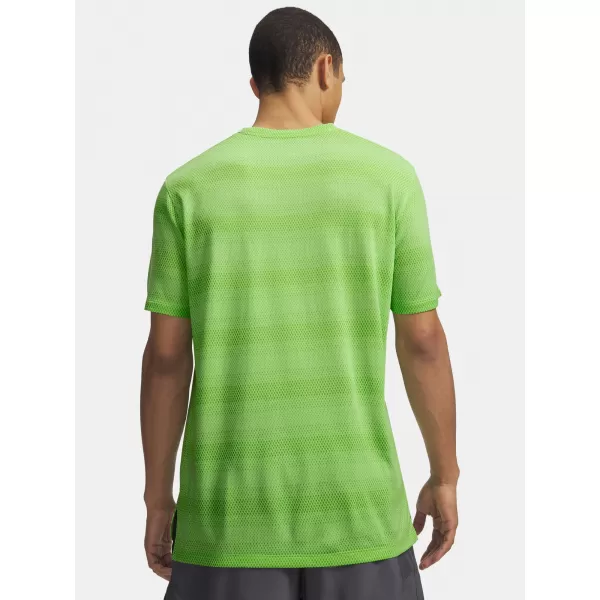  Pánske tričko UNDER ARMOUR VELOCITI SS 6009517-712 ZELENÁ 