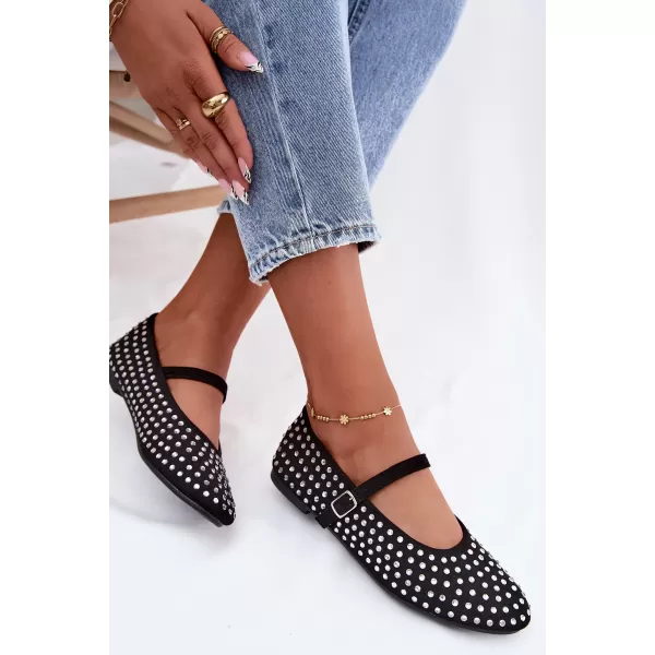  Dámske baleríny BOTO 9748 BLACK 