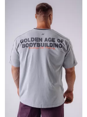 Pánske tričká NEBBIA OLYMPIA MUSCLE COVER 942 LIGHT GREY